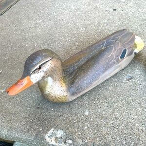 Handcrafted Wooden Duck Figurine